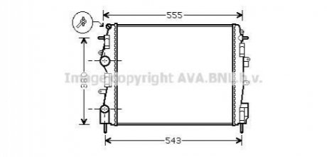 Радиатор (Ava) AVA COOLING RTA2399 (фото 1)