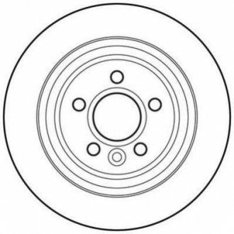 Гальмівний диск задній VOLVO S60/S80/XC70 Jurid 562741JC (фото 1)