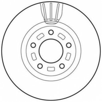 Гальмівний диск передній Mazda 3, 5 Jurid 562635JC (фото 1)