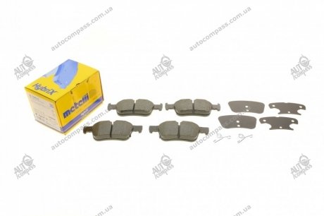 Комплект гальмівних колодок (дискових) Metelli 22-1040-0 (фото 1)