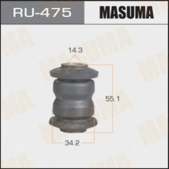 Сайлентблок переднего нижнего рычага Nissan Almera Classic (06-12) MASUM Masuma RU475 (фото 1)