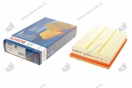 Повітряний фільтр SKODA/VW Karoq/Golf/Polo/T-Roc \\1.0-1.5TSI \\17>> Bosch F026400624
