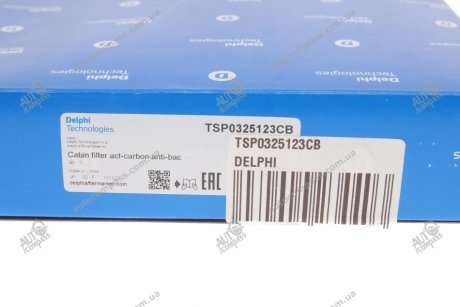 Фільтр салону антибактеріальний Delphi TSP0325123CB