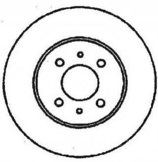 Гальмівний диск передній Alfa Romeo / Fiat / Lancia / Nissan Jurid 561469JC (фото 1)