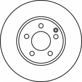 Гальмівний диск передній Mercedes E-Class (W211, S211) (2002->) Jurid 562212JC (фото 1)