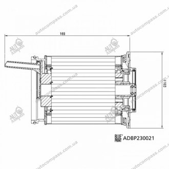 VW Фильтр топливный Touareg 3.0TDI 17-, AUDI A6 2.0TDI 13-, Q7/Q8 3.0TDI 5- BluePrint ADBP230021 (фото 1)