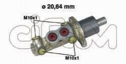 PEUGEOT Главный тормозной цилиндр 20,6mm 306 1.6/.1.9D БЕЗ ABS Cifam 202-226 (фото 1)