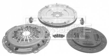 -Комплект сцепление Діаметр (mm): 228 / Количество зубів: 23 / з одномасовим маховиком без вижимнимого підшипника / Ford Focus,Transit 1.8TDCi BORG & BECK HKF1011 (фото 1)