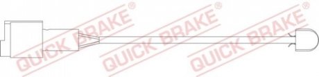Датчик зносу гальмівних колодок Количество комплектуючих - 1 шт QUICK BRAKE WS 0148 A (фото 1)