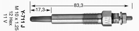 Свічка розжарювання D POWER NGK 4467 (фото 1)