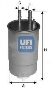 Фільтр паливний UFI 24.117.00 (фото 1)