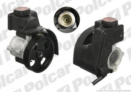 Насос Г/П з компенсац. бачком Citroen Berlingo 98-06, Xsara 99-04 Polcar S5023002 (фото 1)