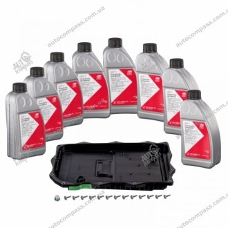 К-т сервісний АКПП(рідина для гідравл. передач 39095 8х1л+ фільтр АКПП) Febi 176857