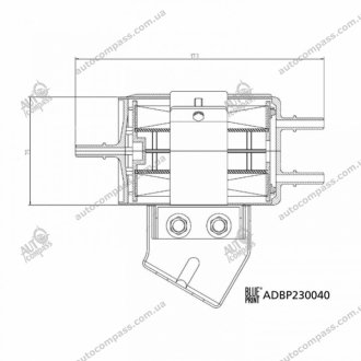 Фільтр паливний Ssangyong Korando BluePrint ADBP230040 (фото 1)