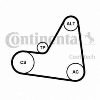 Ременный комплект Contitech 6PK1680 K1