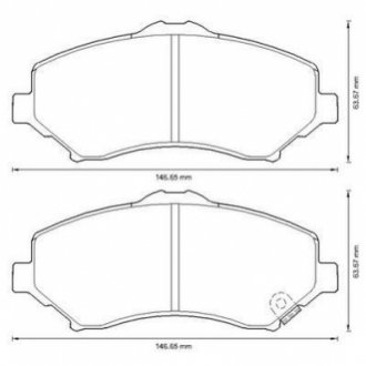 CHRYSLER Тормозные колодки передн.Grand Voyager,Dodge Nitro,Cherokee 07- Jurid 573298J (фото 1)