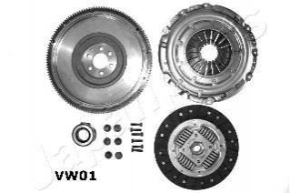 VW К-кт сцепления с маховиком Audi A3,Skoda Octavia,SuperB,Caddy III,Golf V,VI,Passat,Touran 1.9/2.0TDI 03- JAPANPARTS KV-VW01 (фото 1)