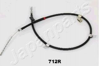 SUBARU Трос ручн.тормоза прав.Forester 97- JAPANPARTS BC-712R (фото 1)