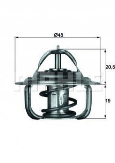 Термостат, охлаждающая жидкость BEHR-HELLA TX187D