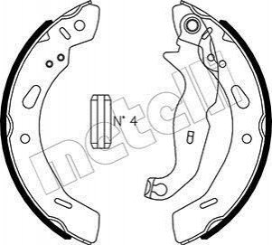 Комлект тормозных накладок Metelli 530490