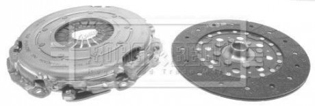 -Комплект зчеплення Діаметр (mm): 240 / Кількість зубів: 26 / з для двигунів з двомасовим маховиком// CHEVROLET CAPTIVA (2006-)/EPICA (2005-)/LACETTI (2005-)//OPEL ANTARA A (2006-) BORG & BECK HK2506 (фото 1)