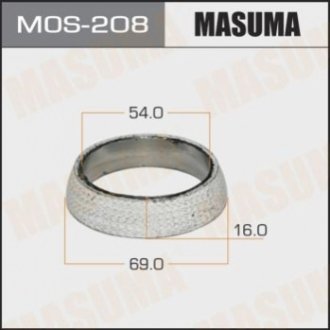 Кільце глушителя Masuma MOS208 (фото 1)