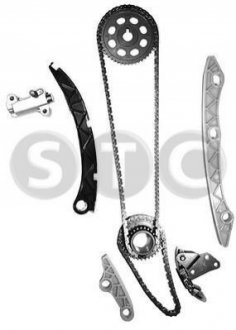 Комплект ланцюга ГРМ HONDA Civic STC T406174 (фото 1)