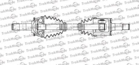 MITSUBISHI Полуось лев. L=616mm, 28/25 зуб. Pajero Sport 98-,L200 96-,Pajero II 90-00 Trakmotive 30-1108 (фото 1)