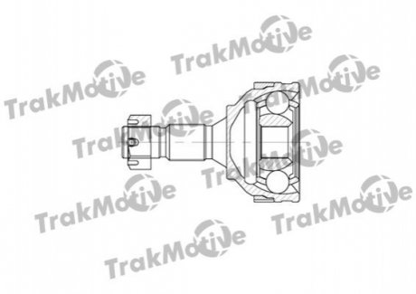 CITROEN ШРУС зовнішній 25/34 зуб. к-кт Berlingo 1.8,1.9D ABS 29-зуб. Trakmotive 40-0560 (фото 1)