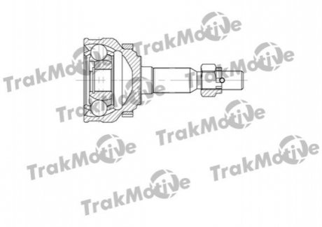 OPEL ШРУС наружный к-кт с ABS 33/25 зуб.Calibra A,Kadett E,Vectra A Trakmotive 40-0645 (фото 1)