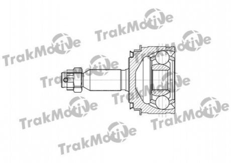 MITSUBISHI ШРУС зовнішній с ABS к-кт 30/36 зуб. Pajero III Trakmotive 40-0690 (фото 1)