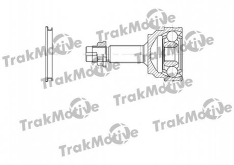 TOYOTA Шрус наруж. к-кт 24/26 зуб. YARIS 1.0 99-05 Trakmotive 40-0654 (фото 1)