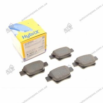 Комплект гальмівних колодок (дискових) Metelli 22-0639-0