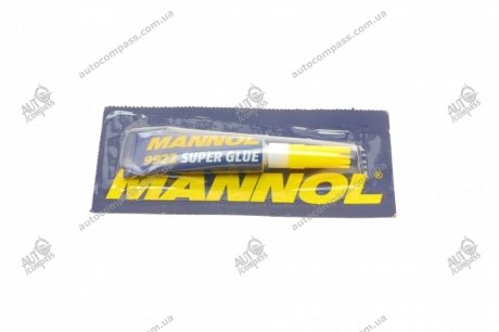 Суперклей Super Glue (3 g) MANNOL 9922 (фото 1)