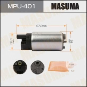 Бензонасос електричний (+сеточка) Honda/ Mazda/ Mitsubishi Masuma MPU401 (фото 1)