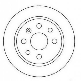 OPEL Диск тормозной задний Vectra B 95- 270 10 8 Jurid 561961JC (фото 1)