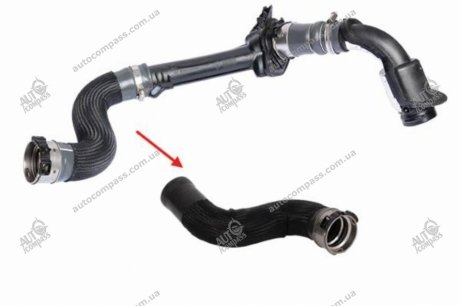 RENAULT Патрубок интеркулера правый RENAULT FLUENCE, GRAND SCENIC III, MEGANE III, SCENIC III 1.5D 02.09- KAUTEK RE-TH001 (фото 1)