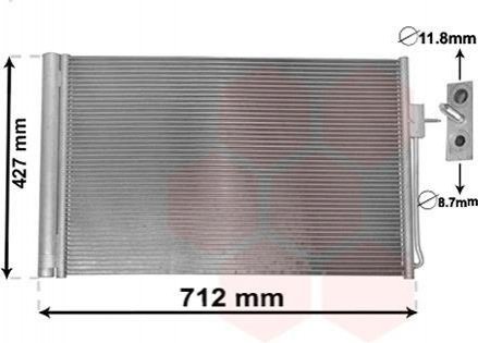 Радиатор кондиціонера Van Wezel 37005611 (фото 1)