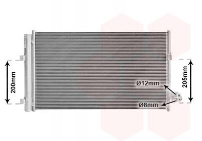 Радиатор кондиціонера Van Wezel 06015708 (фото 1)
