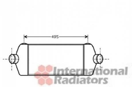 Радиатор інтеркулера Van Wezel 18004406 (фото 1)