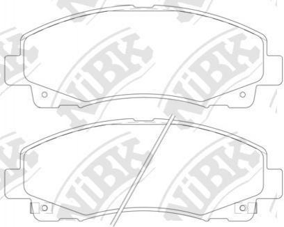 Колодки дискового тормоза NIBK PN28003 (фото 1)