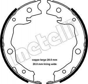 Колодки дискового тормоза Metelli 530450