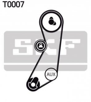 Комплект ГРМ (ремень + ролик) SKF VKMA06300 (фото 1)