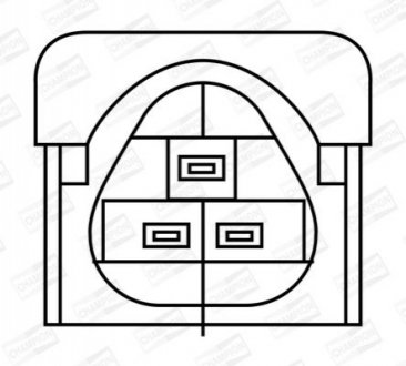 Котушка запалювання BMW 1/3/5/7/X3/X5/Z4 / PEUGEOT 3008 / ROLLS-ROYCE PHANTOM Champion BAEA324 (фото 1)