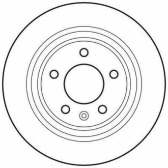 Гальмівний диск задній Chevrolet Cruze, Orlando, Volt/ Opel Ampera, Astra, Cascada, Zafira Tourer Jurid 562640JC (фото 1)