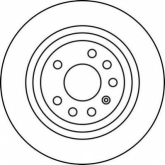 Гальмівний диск задній Saab 9-3/ Opel Signum, Vectra/ Fiat Croma/ Cadillac BLS Jurid 562220JC (фото 1)