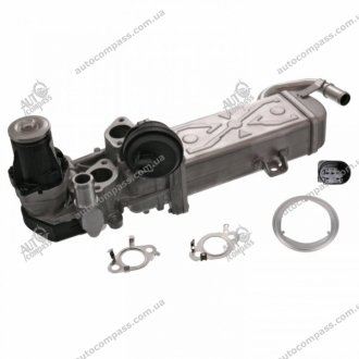 VW клапан EGR з ущільненням! Audi A3,Q3,Seat,Skoda Octavia II,SuperB,Yeti,Caddy III,IV,Golf VI,Passat 1.6/2.0TDI Febi 170659
