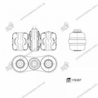 Важіль підвіски OPEL ASTRA J Febi 176307 (фото 1)