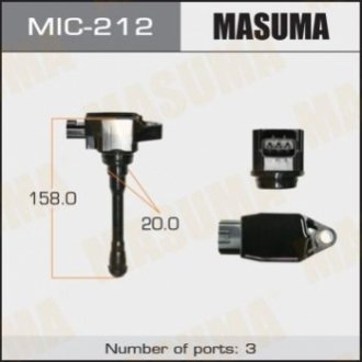 Котушка зажигания Masuma MIC212 (фото 1)