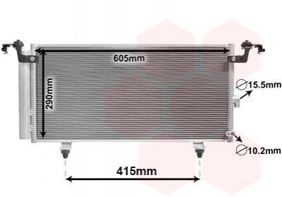Радиатор кондиціонера Van Wezel 51005084 (фото 1)